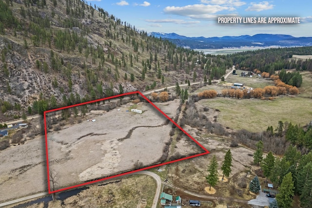 3032 Wrights Valley Rd, Chewelah, WA 99109 - aerial view with a mountain view