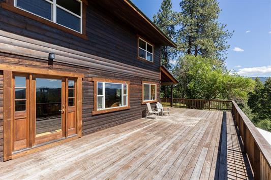 3439 Northport Flat Creek Rd Unit B, Kettle Falls, WA 99141 - view of wooden deck