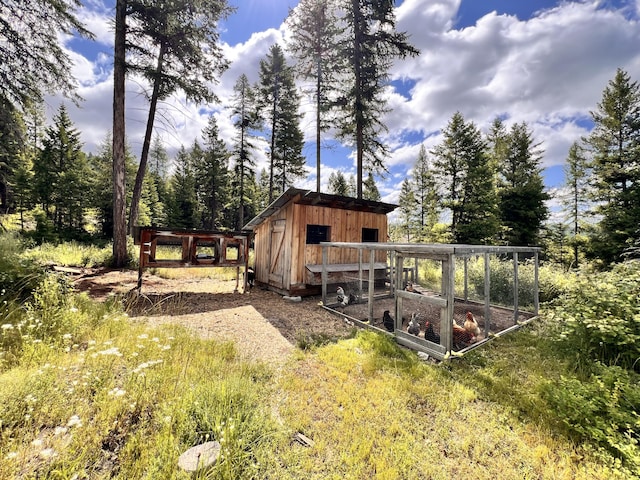 view of outbuilding