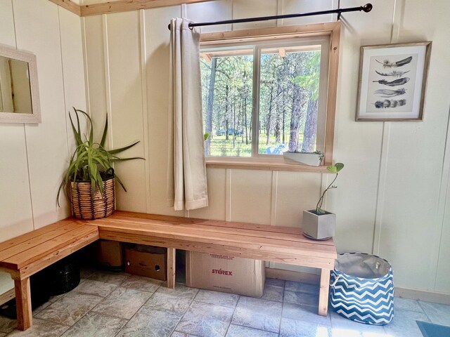 view of mudroom