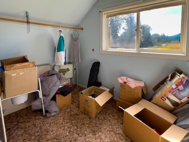 view of storage room