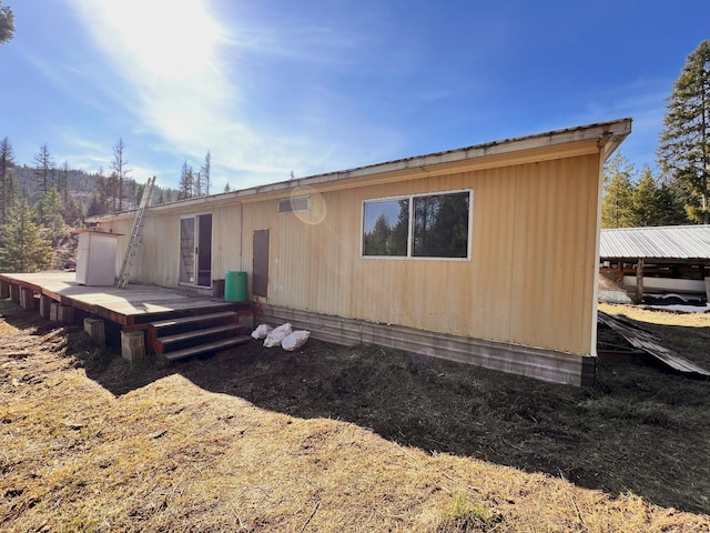 view of rear view of property