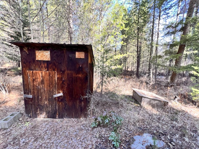 view of outbuilding