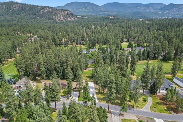231 Hogans Way, Chewelah, WA 99109 - aerial view of property's location featuring a mountainous background