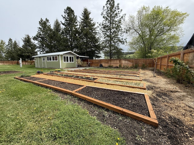 49 Sandpiper Way, Republic, WA 99166 - view of yard with an outdoor structure and a garden