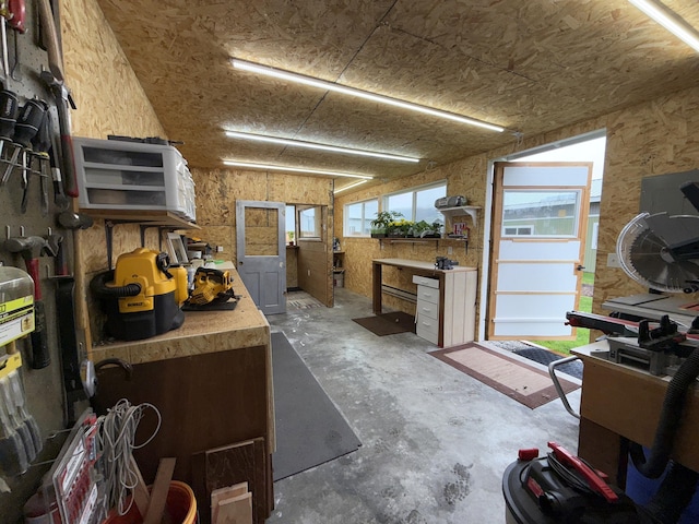 49 Sandpiper Way, Republic, WA 99166 - miscellaneous room with unfinished concrete floors