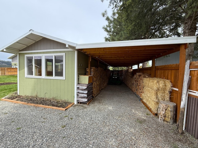 49 Sandpiper Way, Republic, WA 99166 - view of car parking with a carport and gravel driveway