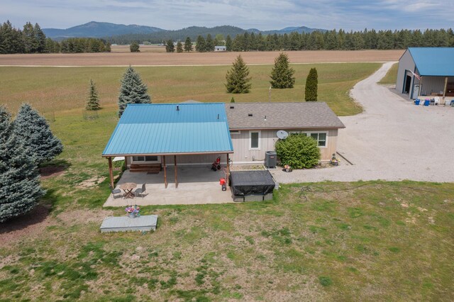 40009 N Sherman Rd, Deer Park, WA 99006 - aerial view of sparsely populated area featuring a mountain backdrop