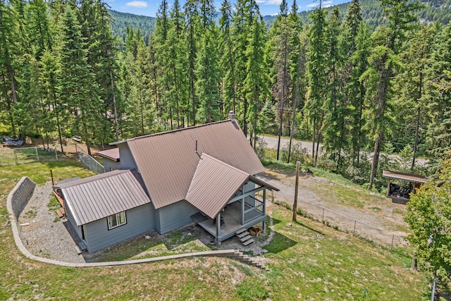 2184 Clugston Onion Creek Rd, Colville, WA 99114 - view of subject property with a forest
