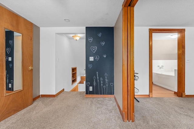 2184 Clugston Onion Creek Rd, Colville, WA 99114 - hall with carpet flooring and a textured ceiling