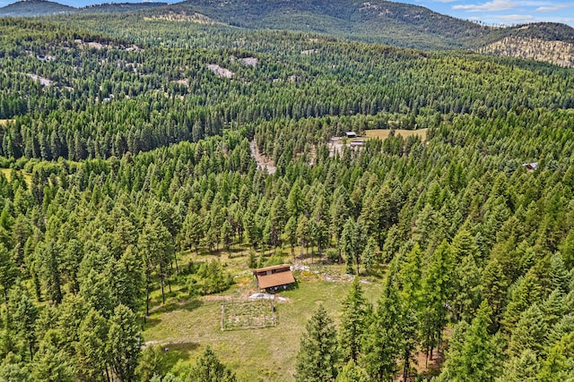 2184 Clugston Onion Creek Rd, Colville, WA 99114 - drone / aerial view of a forest and mountains