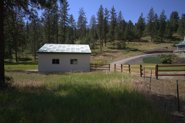 1425 Chapin Rd N, Evans, WA 99126 - view of outbuilding featuring a forest view and a view of countryside