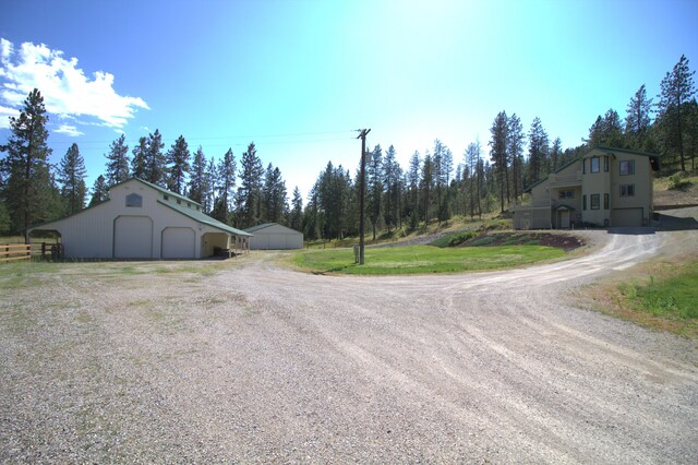 1425 Chapin Rd N, Evans, WA 99126 - view of dirt / gravel road with a barn
