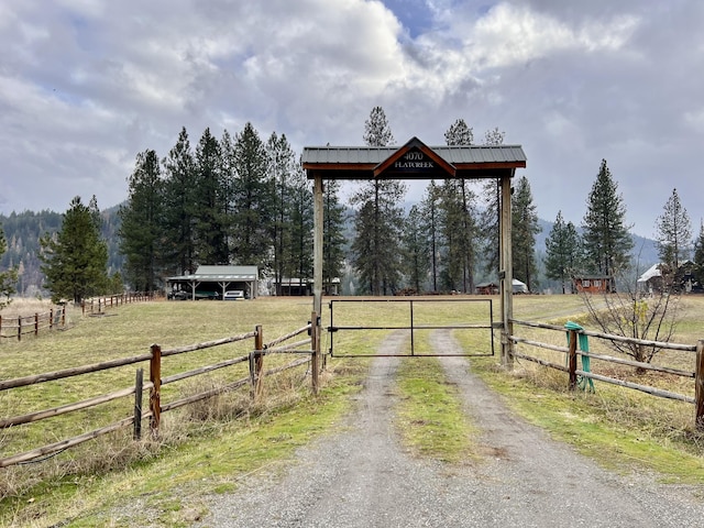 4070 Northport Flat Creek Rd, Northport, WA 99157 - view of street featuring a rural view