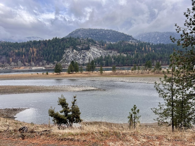 4070 Northport Flat Creek Rd, Northport, WA 99157 - property view of water featuring a mountain view