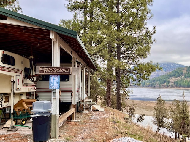 4070 Northport Flat Creek Rd, Northport, WA 99157 - view of side of property featuring a water and mountain view