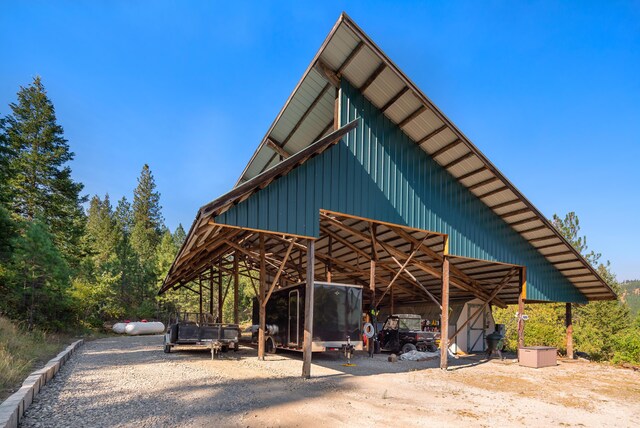 2751 Rathbun Way, Chewelah, WA 99109 - exterior space with an outdoor structure and an outbuilding