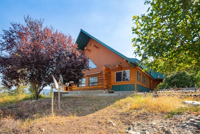 2751 Rathbun Way, Chewelah, WA 99109 - view of side of home featuring log siding