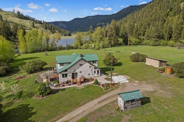 3063 Hungry Hill Rd, Kettle Falls, WA 99141 - view of subject property featuring a heavily wooded area and a water and mountain view