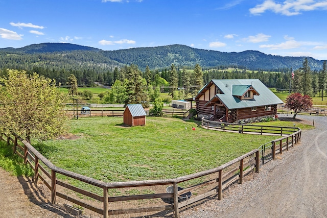 1427 Chapin Rd N, Evans, WA 99126 - view of mountain background with a heavily wooded area and rural landscape