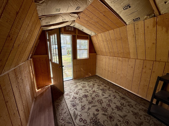 1874 Brooks Rd, Evans, WA 99126 - additional living space with wooden walls and lofted ceiling