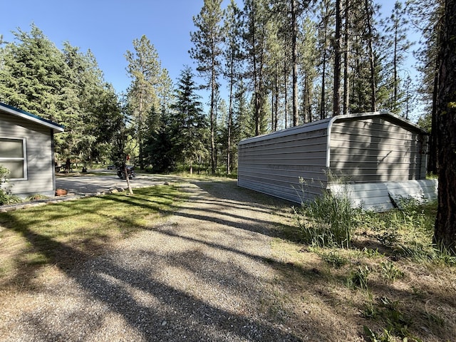 1874 Brooks Rd, Evans, WA 99126 - view of yard featuring an outdoor structure