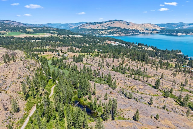 76 Kifer Rd, Kettle Falls, WA 99141 - aerial overview of property's location featuring a water and mountain view