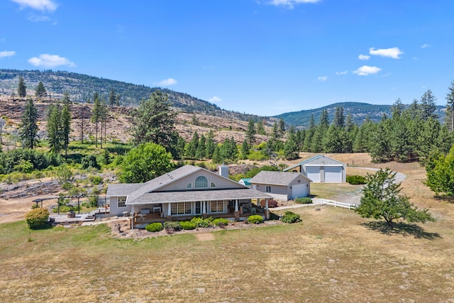 76 Kifer Rd, Kettle Falls, WA 99141 - view from above of property featuring a mountain backdrop