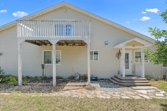 76 Kifer Rd, Kettle Falls, WA 99141 - view of front facade with a wooden deck