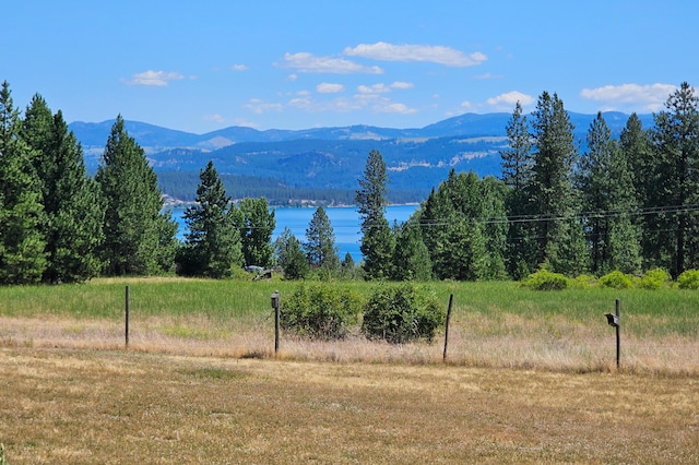76 Kifer Rd, Kettle Falls, WA 99141 - view of mountain background with a nearby body of water and a heavily wooded area