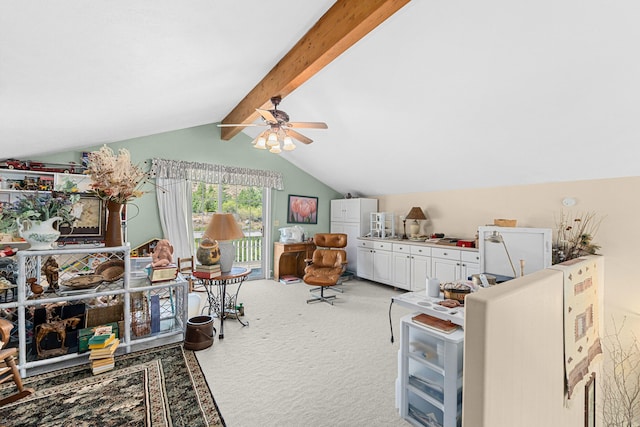 76 Kifer Rd, Kettle Falls, WA 99141 - carpeted office featuring ceiling fan