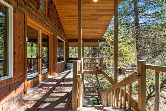 view of deck