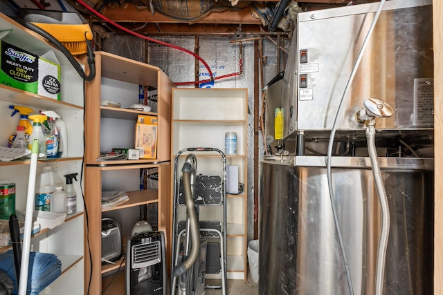 view of utility room