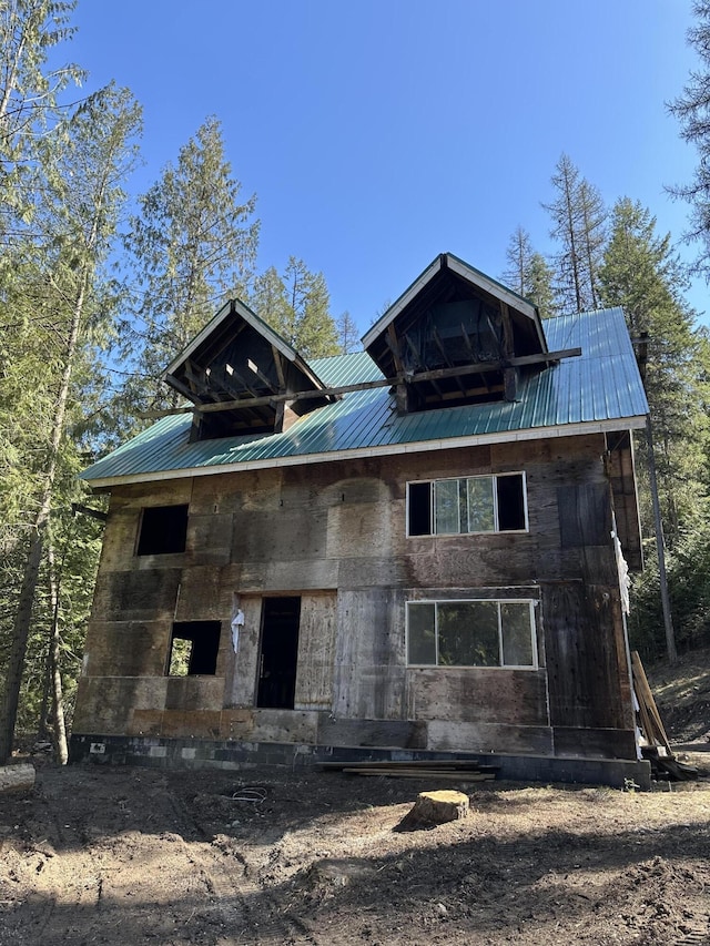 3928 Cedar Creek Rd, Colville, WA 99114 - view of front of house featuring metal roof