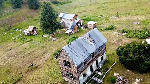 bird's eye view featuring a rural view