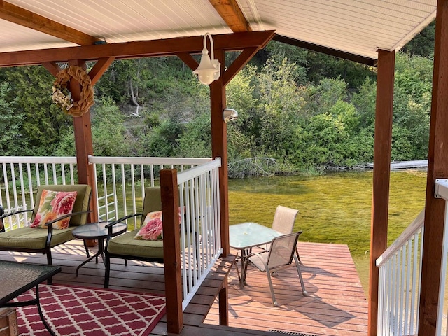 2851 Deep Lake Lopps Rd, Colville, WA 99114 - deck with a lawn