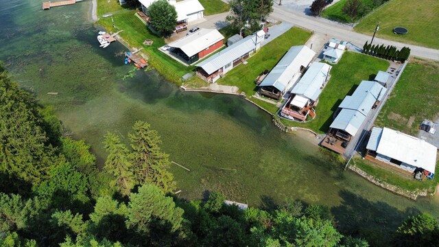 2851 Deep Lake Lopps Rd, Colville, WA 99114 - birds eye view of property featuring a water view