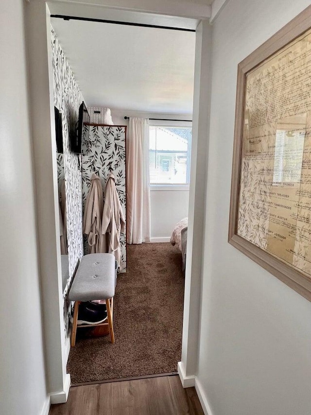 2851 Deep Lake Lopps Rd, Colville, WA 99114 - interior space with baseboards and wood finished floors
