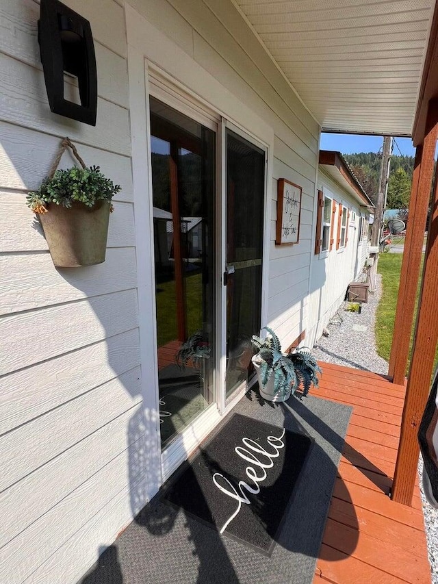 2851 Deep Lake Lopps Rd, Colville, WA 99114 - view of wooden deck