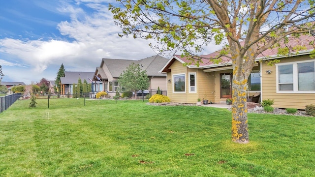exterior space featuring a patio and fence