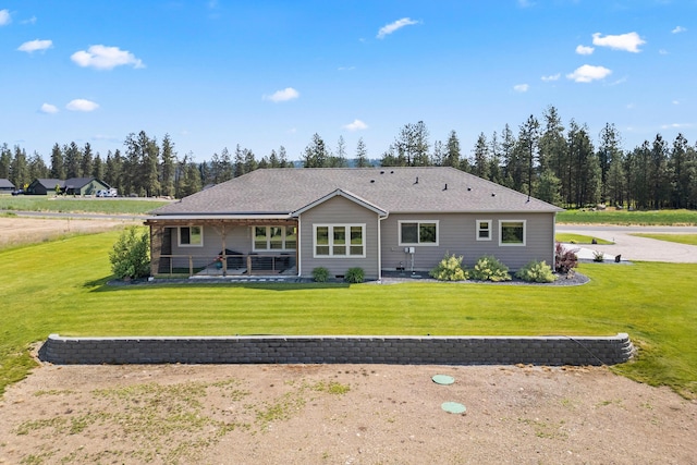 31914 N Zander Ln, Chattaroy, WA 99003 - back of property with a yard