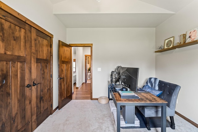 31914 N Zander Ln, Chattaroy, WA 99003 - office area featuring carpet and baseboards