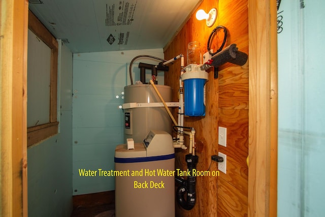 utilities featuring water heater