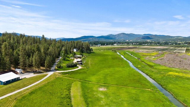 2419 Indian Ridge Rd, Chewelah, WA 99109 - aerial view of sparsely populated area with mountains