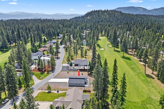 250 Hogans Way, Chewelah, WA 99109 - aerial view of property's location featuring mountains
