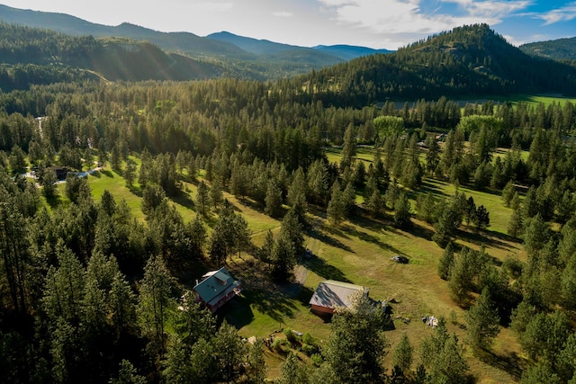 20 River Ranch Rd, Kettle Falls, WA 99141 - view of property location with a mountainous background and a forest