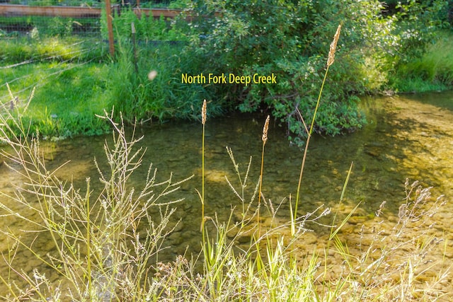 view of nature featuring a water view