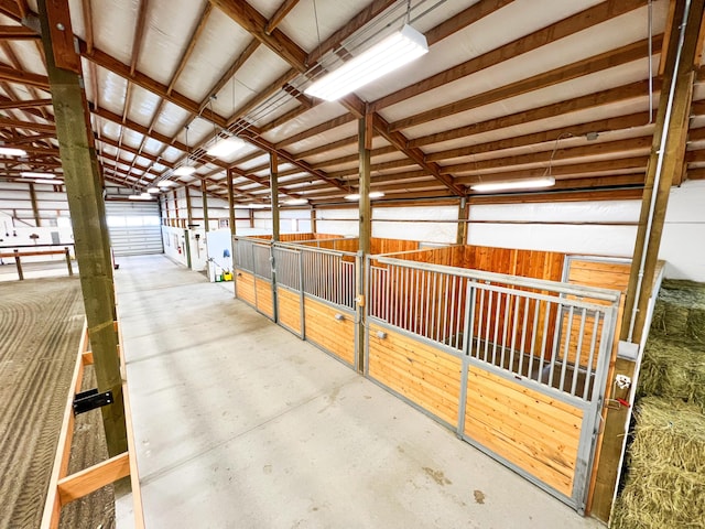 view of horse barn