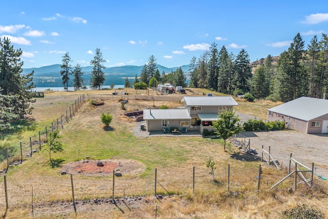3305 Bradeen Rd, Rice, WA 99167 - overview of rural landscape featuring a mountain backdrop