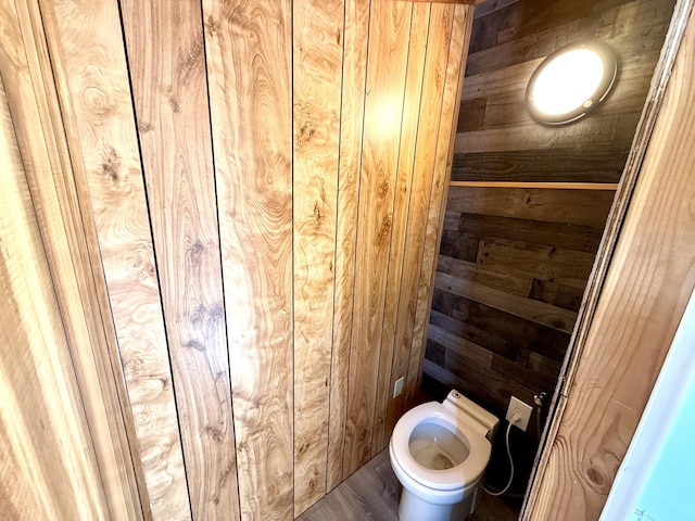 3305 Bradeen Rd, Rice, WA 99167 - bathroom featuring wood walls and wood finished floors